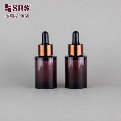 주문 플래스틱 드롭퍼 에센스 세럼 화장품 피부 관리 고급 PET 30ml 병 online manufacture