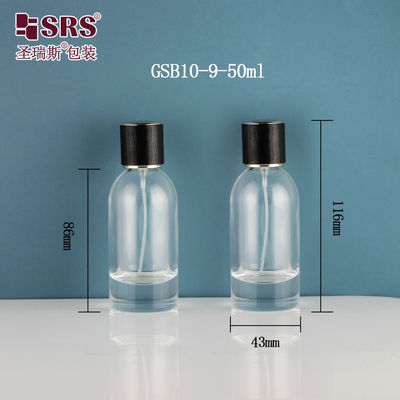 주문 보스턴 모양 투명한 향수 향수 빈 50ml 유리 스프레이 병 online manufacture