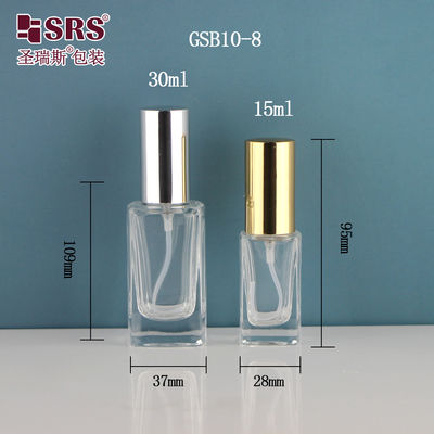 주문 정면 우아한 분배기 얇은 안개 고급 손 세제 용기 15ml 30ml 유리 스프레이 병 online manufacture
