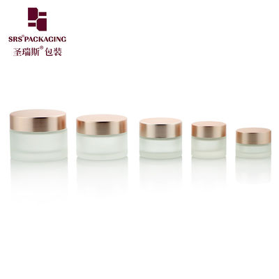주문 3g 5g 10g 15g 20g 25g 둥글 선명한 얼음 잔 핑크 골드 캡으로 얼굴 크림 유리 잔 10ml online manufacture