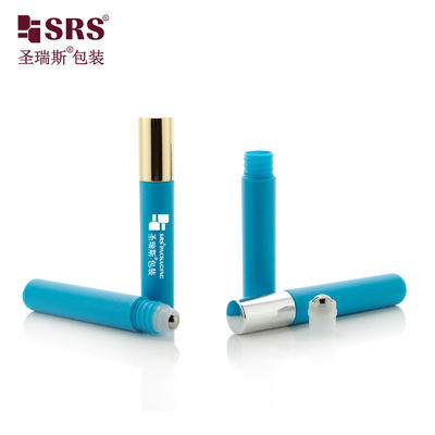 주문 둥글 펜 모양 PP 재활용 된 눈 세럼 롤러 병 금속 공과 함께 플라스틱 롤 online manufacture