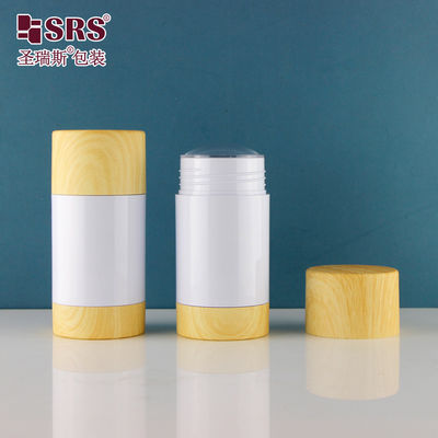 주문 둥근 모양 사용자 지정 색상 플라스틱 막대기 병 50ml 디오더런트 용기 online manufacture