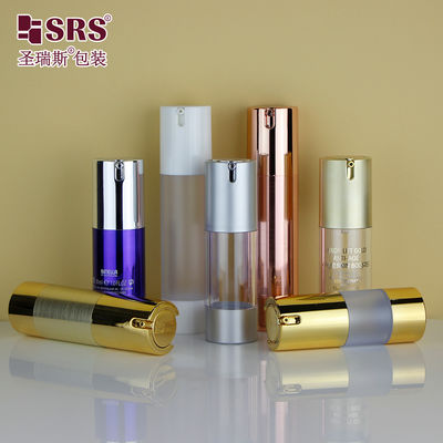 주문 빈 화장품 얼굴 세럼 기초 메이크업 병 사용자 정의 공기 없는 병 30ml online manufacture