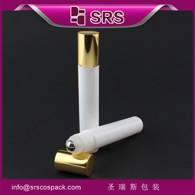 주문 SRS 15ml 비어있는 눈 크림 롤 팩 공급자, 롤  롤 컵 반짝이는 황금 뚜?? online manufacture