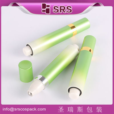 주문 Shengruisi 포장 SY-10ml 플라스틱 공기 없는 프레스 롤 금속 공과 병에 online manufacture