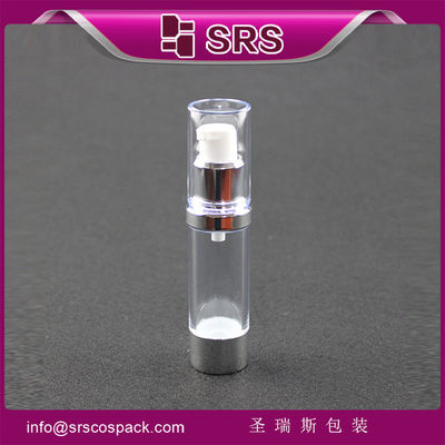 주문 SRS 럭셔리 화장품 포장 플라스틱 15ml 20ml 30ml 둥글 얼굴 로션 공기 없는 펌프 병 online manufacture