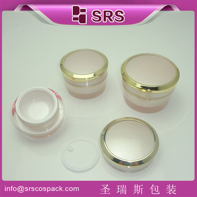 주문 SRS 도형 플라스틱 컬러 퓨 15ml 30ml 50ml 뷰티 아크릴 용기 online manufacture