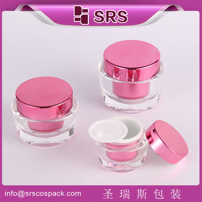 주문 15ml 30ml 50ml 피부 관리 아크릴 화장품 병 공급자 online manufacture