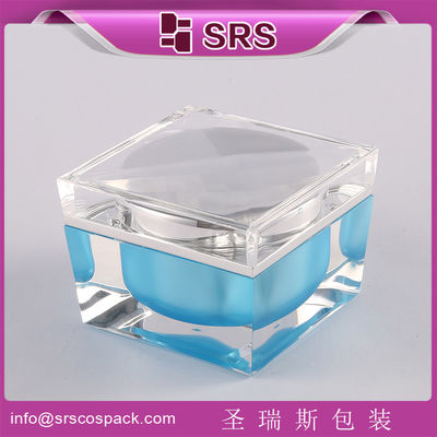 주문 Shengruisi 포장 J055-30G 50G 100G 평면 아크릴 크림 병 online manufacture