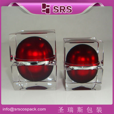 주문 Shengruisi 포장 J059-30G 50G 평면 아크릴 크림 병 online manufacture