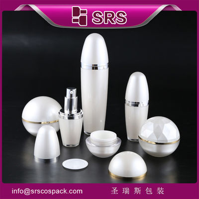주문 SRS 화장품 포장 세트 아크릴 빈 공 모양 크림 병과 로션 병 online manufacture