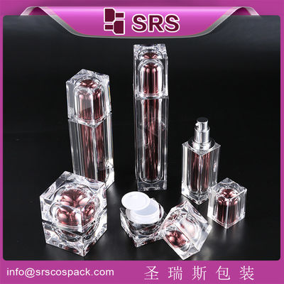 주문 SRS 제조업자 소매공용 평면 빈 플라스틱 아크릴 로션 병과 크림 병 online manufacture