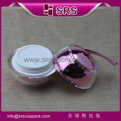 주문 Shengruisi 패키지 귀여운 아크릴 용기 J016 사과 모양 화장품 상자 online manufacture