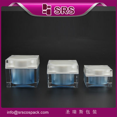 주문 뷰티 플라스틱 J053 30ml 50ml 80ml 화장품 정면 항아리 online manufacture