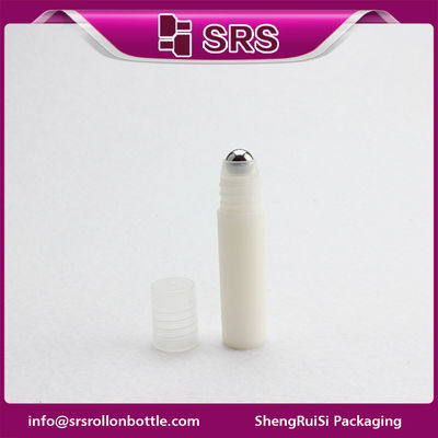 주문 흰색 5ml 빈 병 철 공과 함께 빈 롤러 볼 병 online manufacture