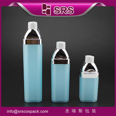 주문 정사각형 모양 로션 화장품 병 공기 없는 제조사 online manufacture