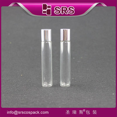 주문 금속 공과 함께 병에 8ml 유리 롤, 에센셜 오일 둥근 병 online manufacture