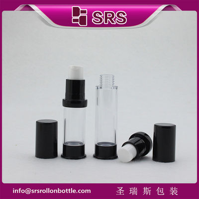 주문 A0214 주사용 흑색 화장품 포장,공기가 없는 펌프 병 판매 online manufacture