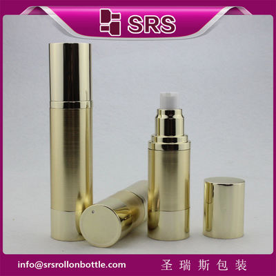 주문 중국 공장 제조 A022 15ml 30ml 50ml 금 공기 없는 펌프 병 online manufacture