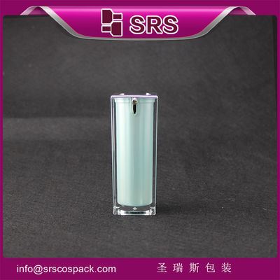 주문 사각형 모양의 로션 병,A050 15ml 30ml 50ml 공기 없는 펌프 병 online manufacture