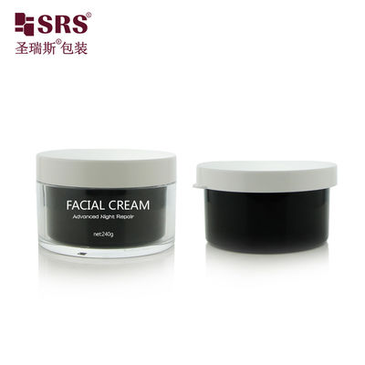 주문 빈 플라스틱 얼굴 크림 몸 버터 세라믹 컬러 교체 가능한 화장품 병 고급 50g online manufacture
