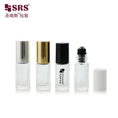 주문 빈 둥근 모양 두꺼운 벽 곰팡이 유리 롤러 스틸 볼 롤 향수 병에 online manufacture