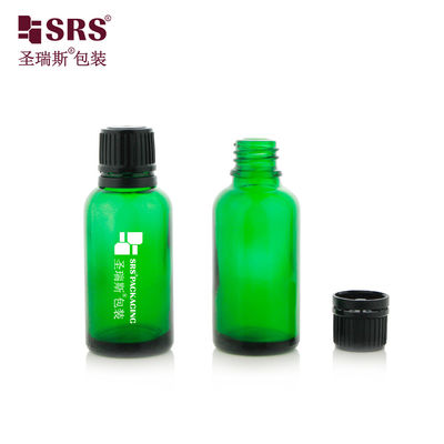 주문 빈 화장품 마사지 오일 어린이 저항 모자 스크루 타입 플러그와 유리 병 기름 online manufacture