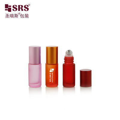 주문 4ml 8ml 10ml 빈 화장품 포장 에센셜 오일 롤러 유리 5ml 롤 온 병 online manufacture