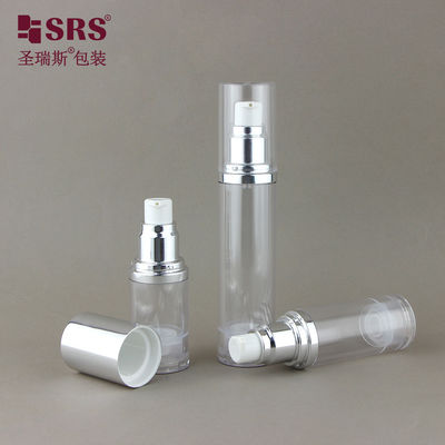 주문 투명한 플라스틱 AS 빈 화장품 포장 로션 펌프 30ml 공기 없는 병 online manufacture