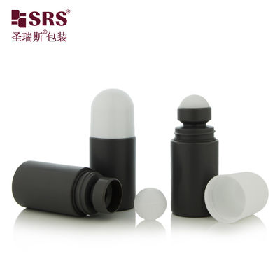 주문 60ml 빈 화장품 패키지 PP 누출 없는 둥근 젤 병 롤 온 볼과 함께 디오도랜트 online manufacture