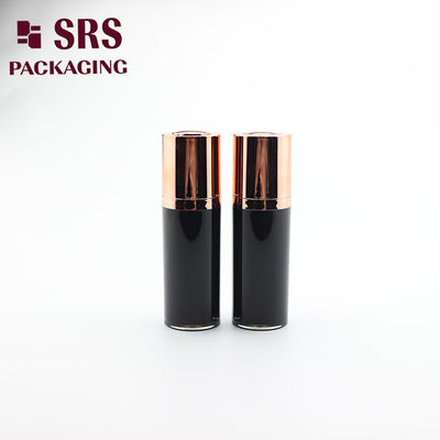 주문 A020 페인트 검은 아크릴 이중 벽 로션 병 화장품 공기 없는 병 online manufacture