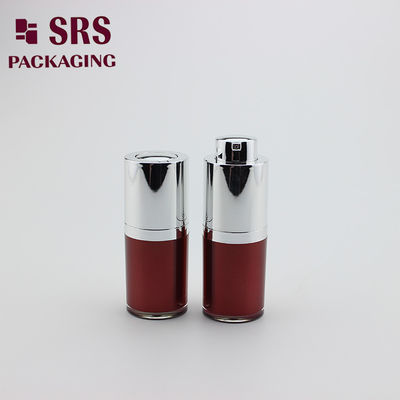 주문 A020 공기 없는 병 제조업자 15ml 빨간색으로 칠한 아크릴 스크롤 뚜?? 병 online manufacture