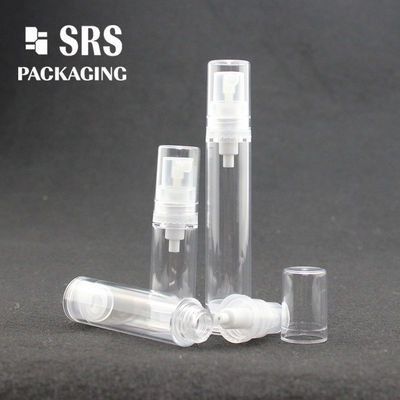 주문 여행용 포켓 플라스틱 AS 투명한 공기 없는 5ml 세럼 병 online manufacture