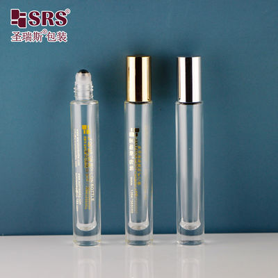 주문 둥근 모양 맑은 두꺼운 바닥 누출이 없는 향수 에센셜 오일 롤러 볼 병 10ml online manufacture