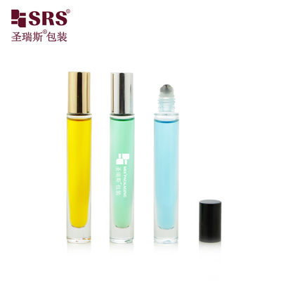 주문 10ml 두께의 벽 유리 가벼운 향수 롤러 병 online manufacture