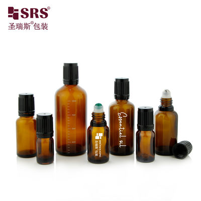 주문 100ml 유리 롤러 병 용량 액체 에센셜 오일 장점 누출이 없습니다 online manufacture