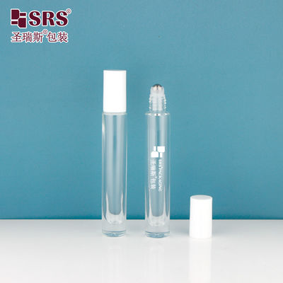 주문 GB1-10ML PP PCR 플라스틱 캡과 함께 맞춤형 두꺼운 병 화장품 및 피부 관리 오일 향수 향기용 유리 롤-온 포장 online manufacture