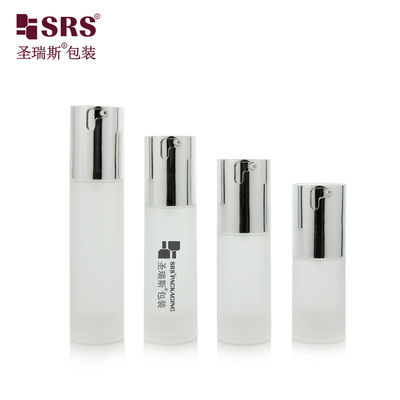 주문 TA023 20ml 30ml 40ml 50ml 맑은 매트 인 몰드 주입 맑은 얼음 PP PCR 공기 없는 병 기초 화장품 포장용 online manufacture
