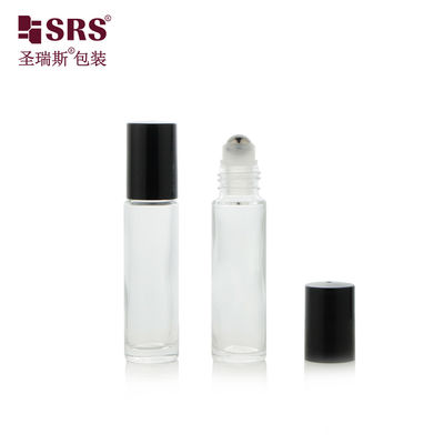 주문 Whosale 향수 포장 10ml 선명한 유리 롤러 볼 롤 병에 진공 테스트 100% 누출 없는 철 머리 응용기 마사지 피부 관리 에센셜 오일 online manufacture