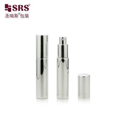 주문 BLPA 10ML 반짝이는 은 빈 둥근 유리 금속화 장식 스프레이 펌프 향기 병 online manufacture
