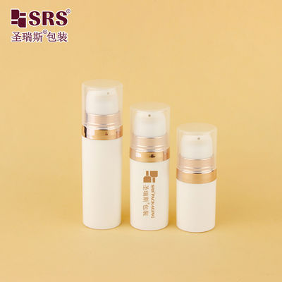 주문 A028 5ml 10ml 15ml 20ml 빈 둥근 PP 재활용 재료 주머니 얼굴 젤 공기 없는 펌프 병 샘플 주사 색상 사용자 정의 online manufacture