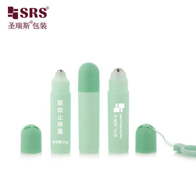 주문 RPPF 20ml 주입 맞춤 색상 매트 얼음 돔 캡 라니어드 둥근 단일 벽 병 롤 オン online manufacture