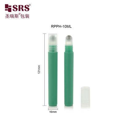 주문 RPPH-10ML ((C) 반투명 액체 플라스틱 빈 사용자 지정 주입 색상 녹색 철 공 PP 캡 누출없이 online manufacture