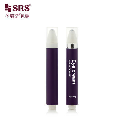 주문 AY 10ML 15ML 플라스틱 프레스 버튼 디자인 가습기 눈 젤을 위한 공기 없는 롤러 마사지 병 online manufacture