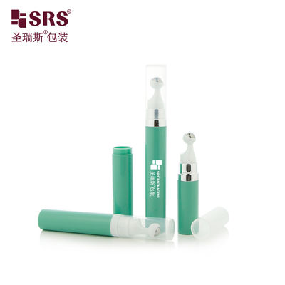 주문 A0035 7.5ml 10ml 15ml 여행 주머니 크기의 플라스틱 PP PCR 둥근 공기 없는 펌프 병 스냅-온 디자인 롤 온 세럼 병 online manufacture