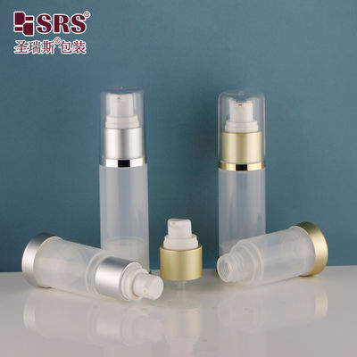 주문 A025 15ml 30ml 50ml PP 맑은 반짝이는 사용자 정의 피부 관리 마스크 젤 공기 없는 펌프 병 포장 online manufacture