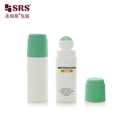 주문 RPPDF-90ML 신형 사용자 지정 컬러 플라스틱 롤러 볼 디오도런트 반투명성 헤어 에센스 젤 병 누출이 없습니다 online manufacture