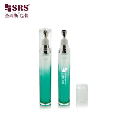 주문 LR001-15ML 고급 스킨케어 눈 젤 적용기 금속 진크 헤드 아크릴 로션 병 컨테이너 튜브 online manufacture