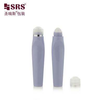주문 SRS8444-12ML 붓는 색상 맞춤형 플라스틱 PETG 독특한 모양 병에 롤 눈 젤 혈청 마사지 online manufacture