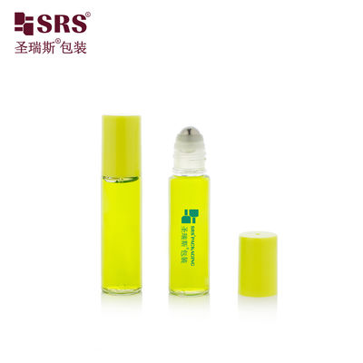 주문 PET-10ML 플라스틱 PET 투명 광택 표면 롤온 병 어플리케이터 컨테이너 포장 강철 볼 마사지 online manufacture